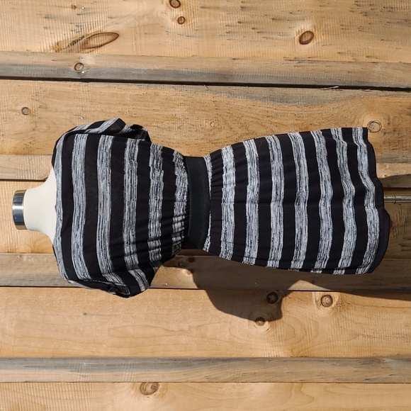 SOLD * Vintage Striped Mini Dress - Picture 7 of 10